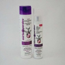 Mirta De Perales Collagen  Biotin Shampoo  Hair Repair Mist Set Thicker  Full