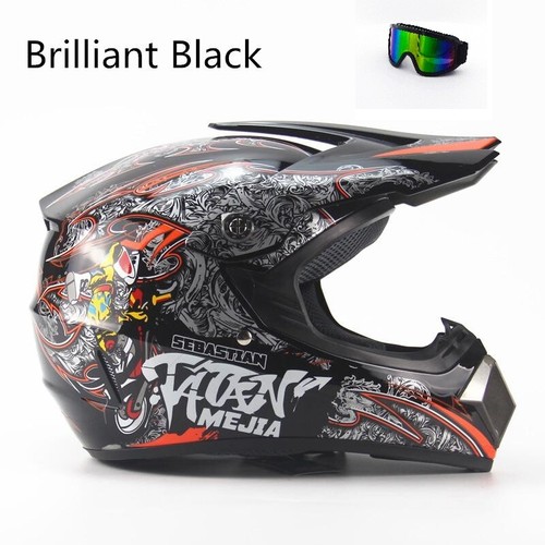 Casco motocross casco integrale casco moto caschi moto enduro motard quad  🌟🌟 | eBay