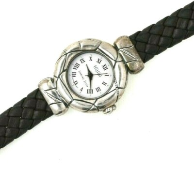 WORKING - Vintage Ladies Ecclissi Sterling Silver Watch w/Original Band N1307 Vintage ECCLISSI Sterling Silver Women main image 2