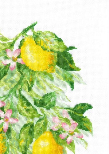Cross-stitch kit Satinwood 2054 Riolis - Picture 3 of 7