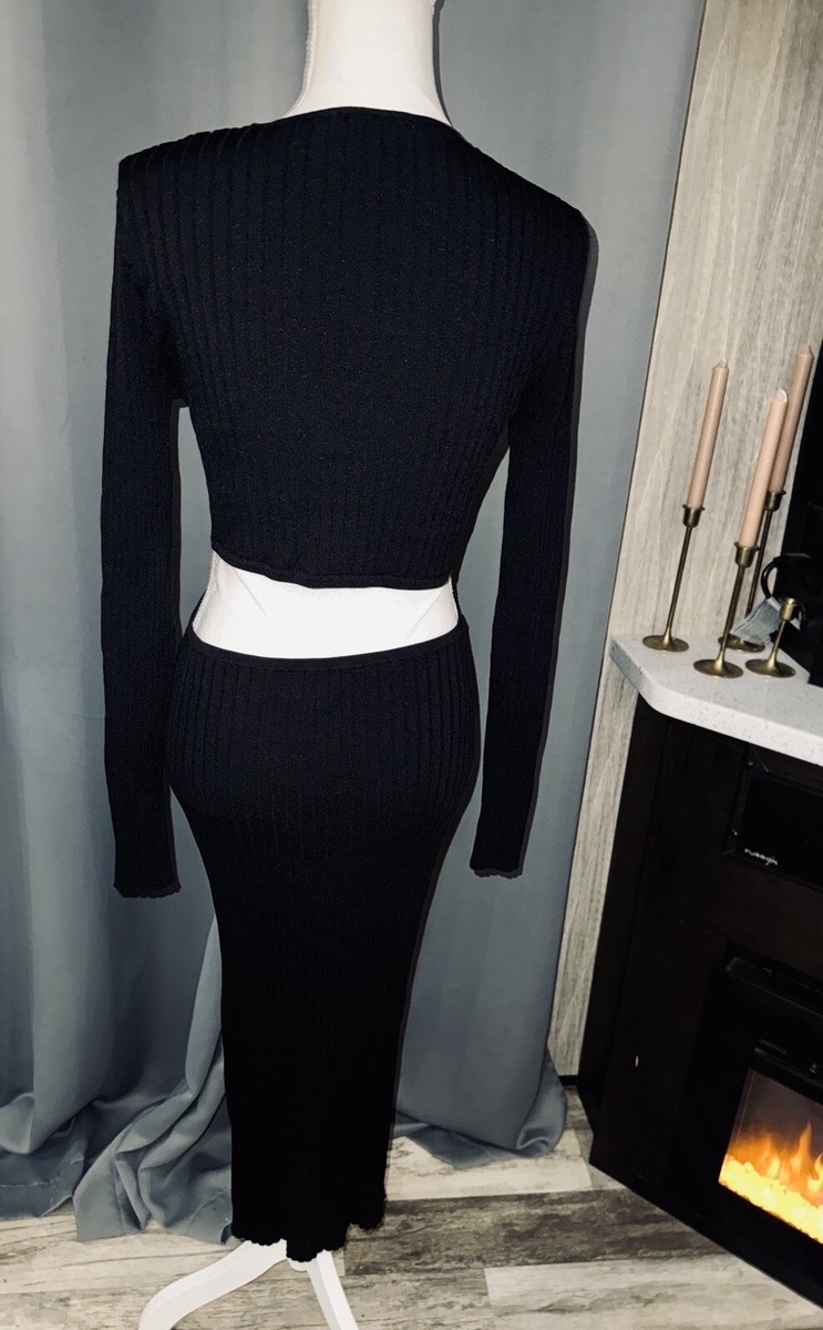 House of Harlow 1960 Black Knit Cutout Sweater Dress SIZE MEDIUM | eBay House of Harlow 1960 Black Knit Cutout Sweater Dress SIZE MEDIUM | eBay