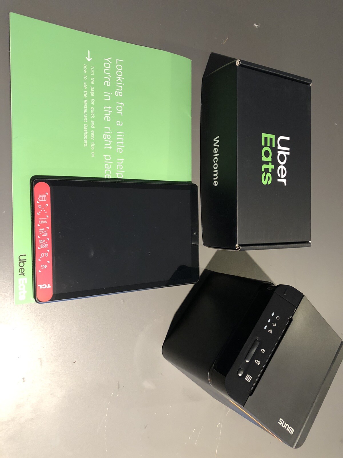 Uber Eats 100 compatible Bluetooth Receipt Printer SUNMI AND TABLET