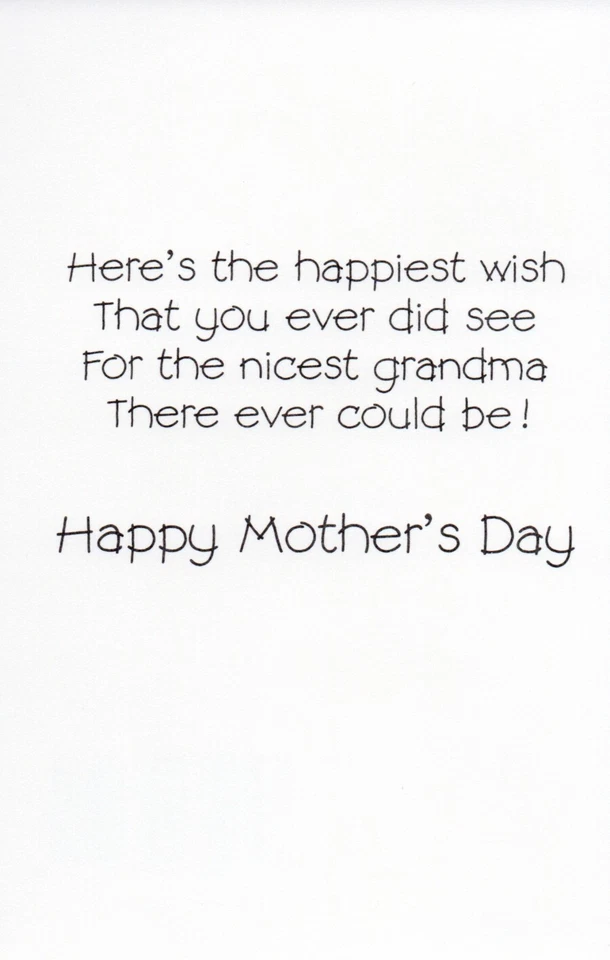 Linda Tarjeta del Día de la Madre PARA ABUELA, Globo de Oso por American Greetings + Sobre Foto 2 de 4