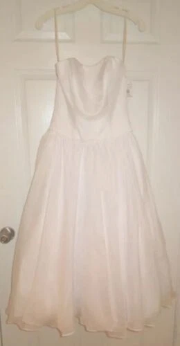 Vestidos de té de boda de organza