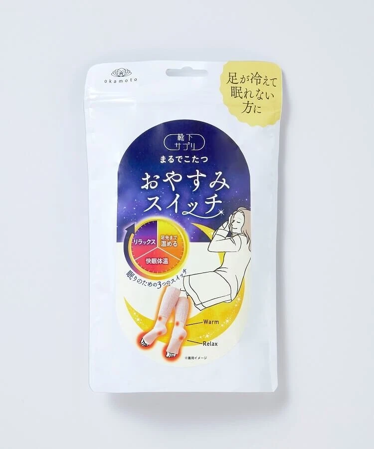 Okamoto Socks Women's Socks that warm up just by wearing them sleep switch Japan