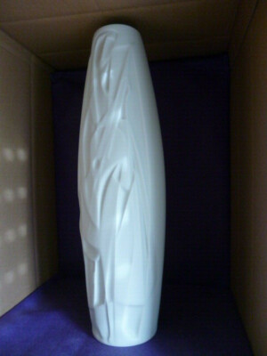 Vase Rosenthal Bisquit Porzellan Cuno Fischer * Lautenspielerin *  H 36 cm 