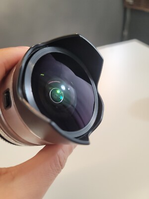 Sony E 16mm f2.8 and Fisheye Lens attachment - (VCL-ECF1, SEL16F28) and rear cap