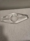 Cigar Blenko Clear Heavy Art Glass Hand Made Ashtray