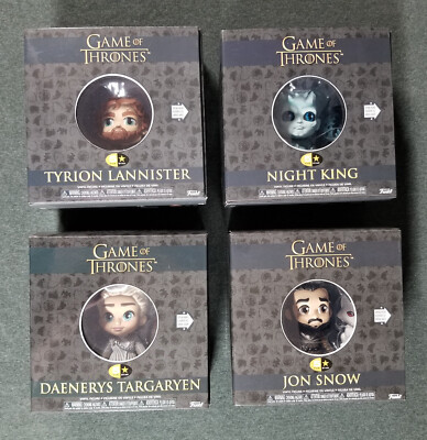 Funko 5 Star Game of Thrones lot of x4 Jon Snow Daenerys Tyrion & Night King