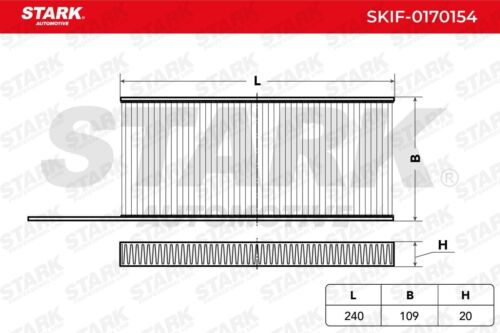 STARK SKIF-0170154 Filtro de habitáculo para OPEL Movano B Kastenwagen (X62) - Imagen 1 de 7