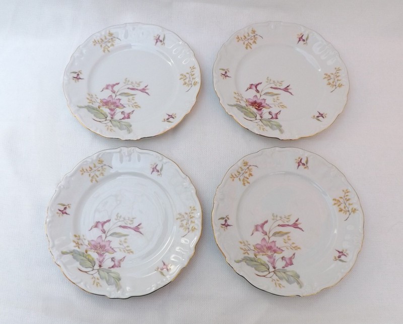 Vintage Treasure Chest Aloha Bavaria Germany Porcelain Plates