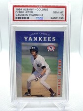 1994 Derek Jeter Albany Colonie Yankees PSA 10 RARE Rookie Pop 21 w/Program🚀🚀