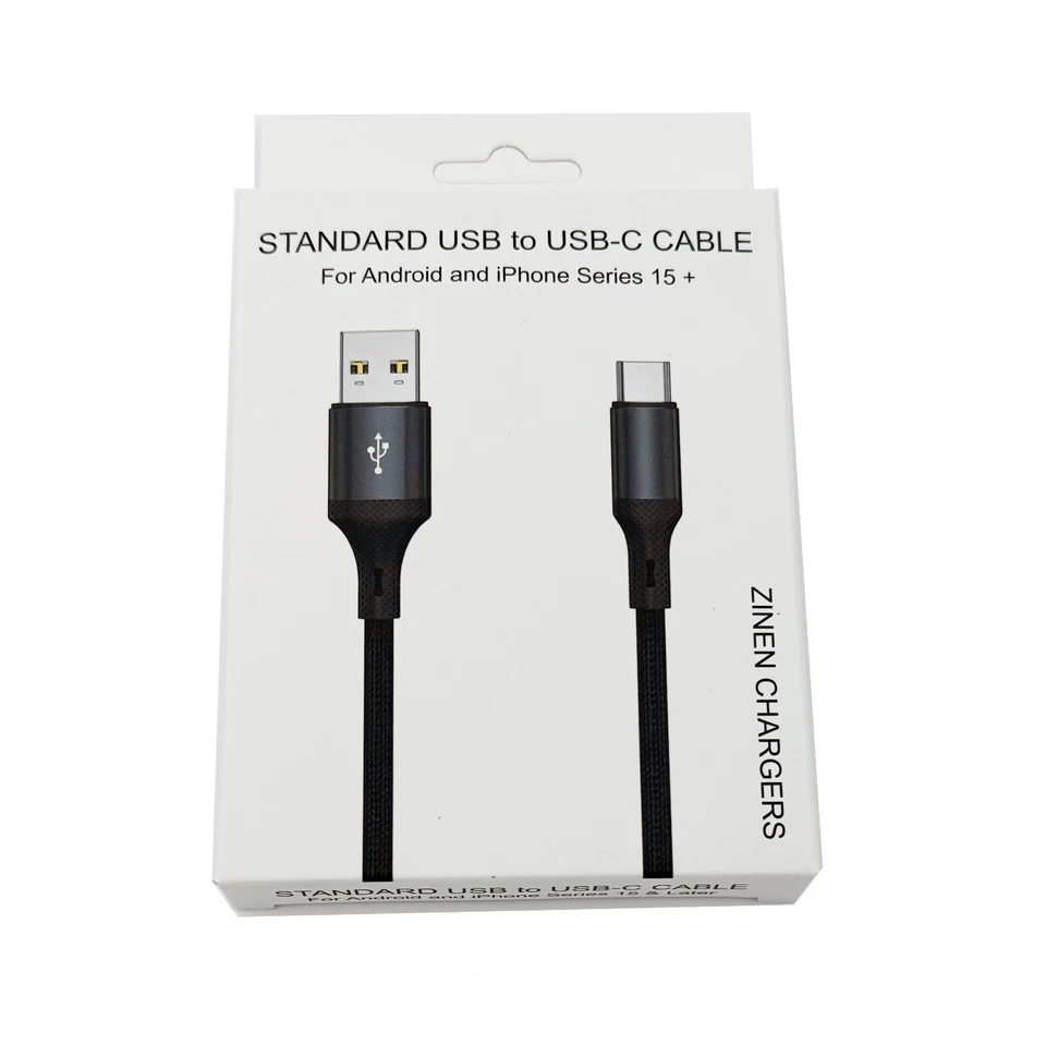 50 USB-C Android iPhone Chargers 5ft Charging Cable Cords Bulk Wholesale UNICORN - Image 2 of 4