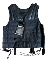 Molle Modular Vest Black Adjustable Tactical Hunting Gear