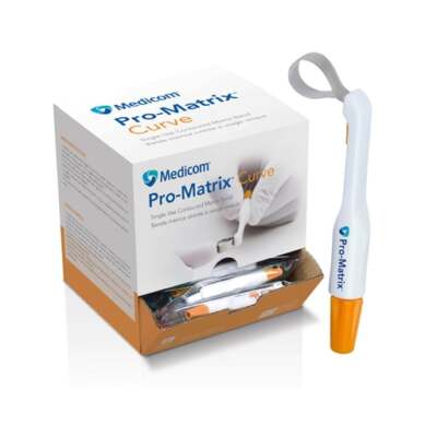 Dental Medicom Pro-matrix Curve Matrix Bands Contoured Wide 6 mm 50/bx