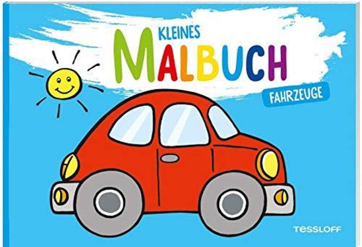 Thumbnail - Tessloff Kleines Malbuch. Fahrzeuge