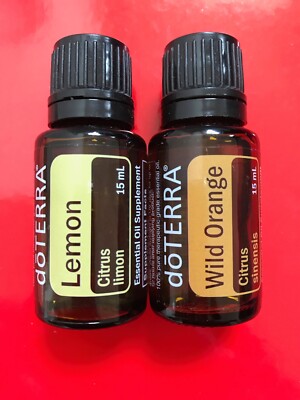Doterra Lemon &Wild Orange Essential Oil 15ml New Sealed FREE SHIPPING Exp: 2025