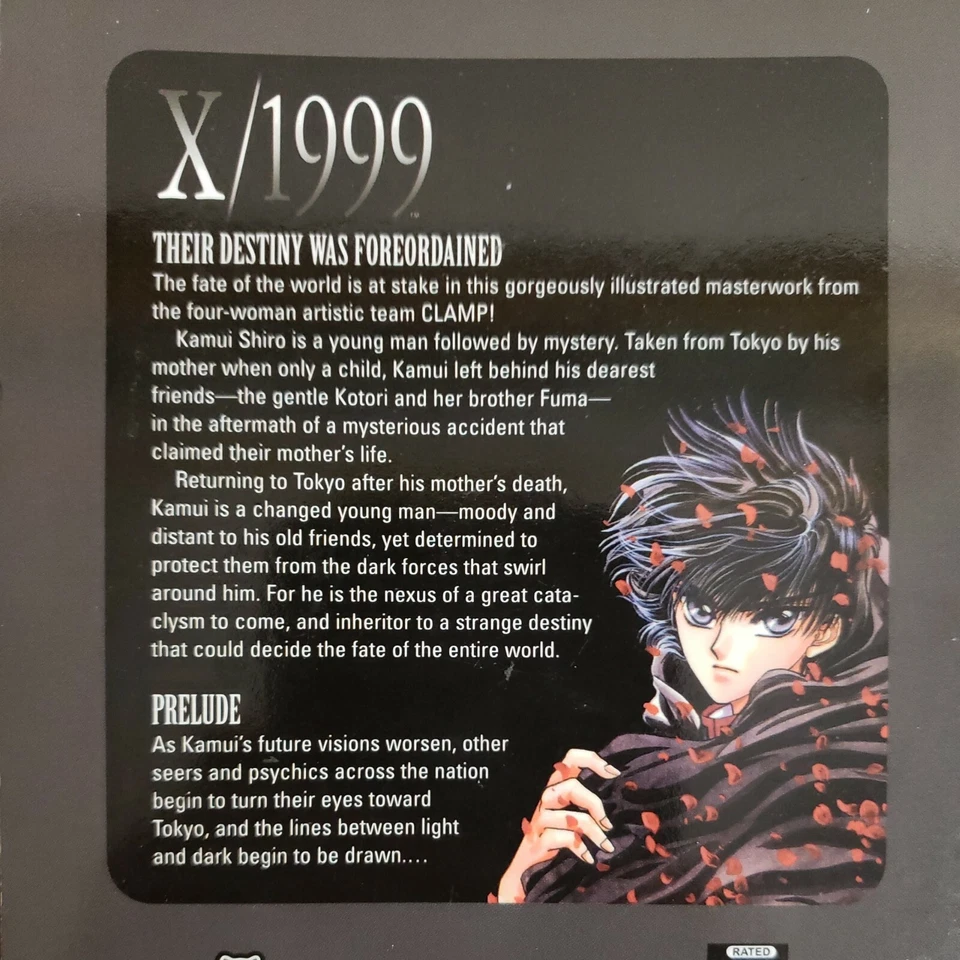 X/1999 1 Prelude by Clamp Staff 2003 Manga Paperback English 1ST PRINT NM Foto 3 de 4