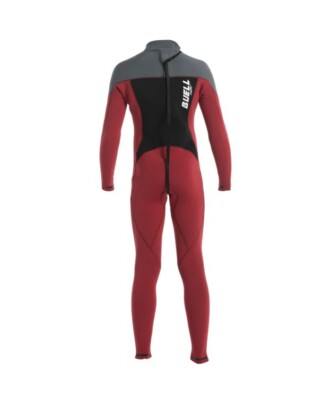 BUELL Juniors 3/2 RBZ STEALTH MODE BZ Wetsuit - Red/Storm - Size