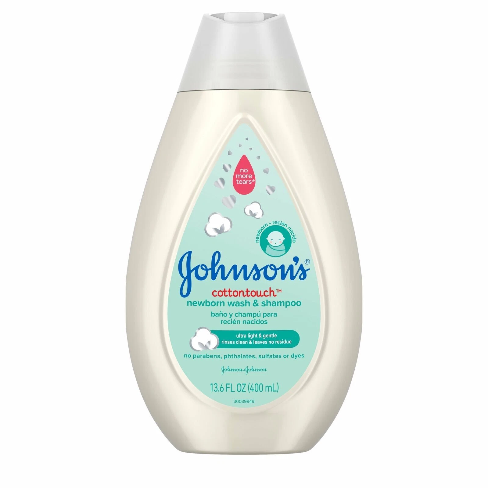 Johnson's Tear-Free Cotton Touch Newborn Baby Wash & Shampoo Paraben Free 13.6oz
Opens in a new wind