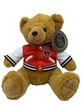 FAO Schwarz Teddy Bear Soft Plush Toy Brown 1862 Varsity Jacket Anniversary NWT