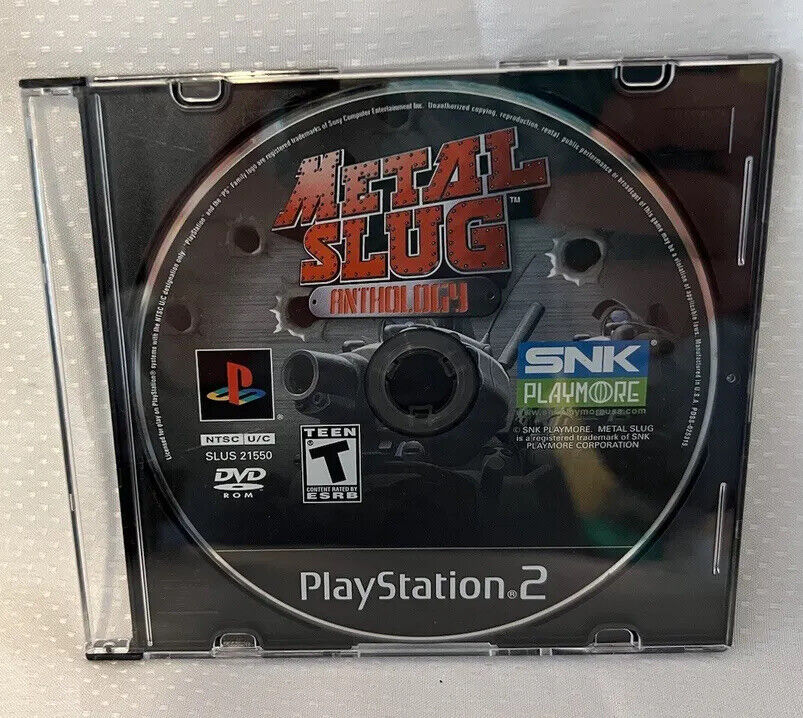 Metal Slug Anthology ROM, PS2 Game