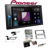 Pioneer Multimedia Autoradio Bluetooth Dab+ FüR Ford Fiesta 2005-2008 Silber