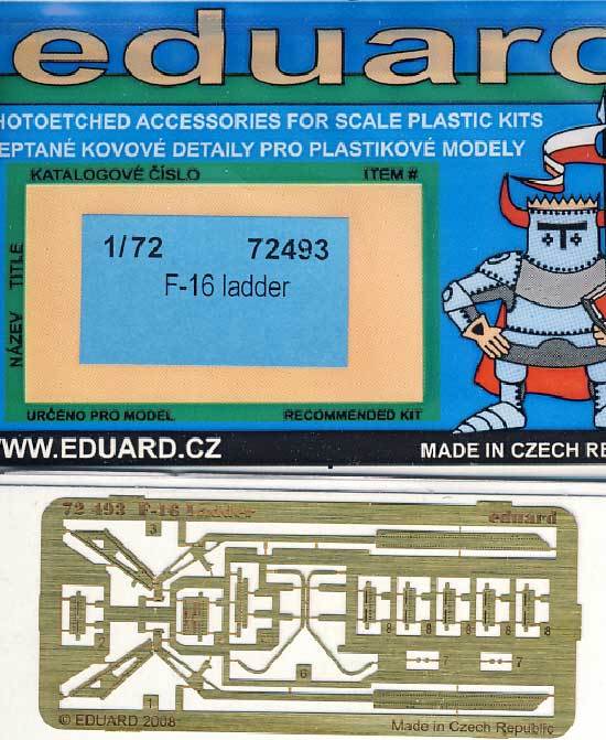 Eduard - Échelle pour F-16A/C Conduite Modèle-kit 1:72 Neuf Ovp Astuce Kit