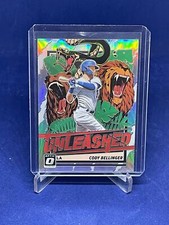 CODY BELLINGER 2021 PANINI DONRUSS OPTIC UNLEASHED SILVER HOLO PRIZM