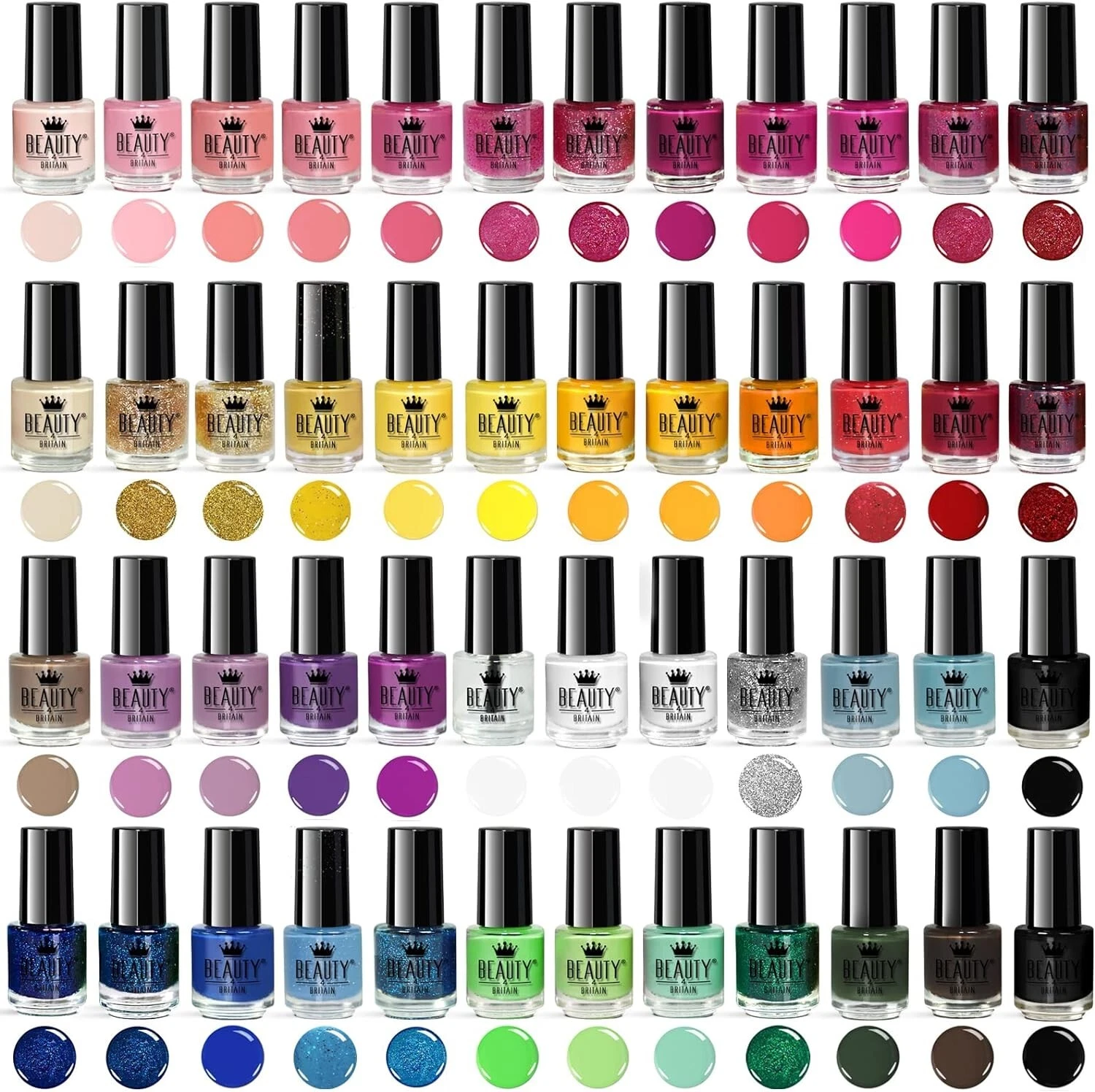 Envie de Color Nail Polish Set - Complete Collection of 48 Classic Colours
Opens in a new window or