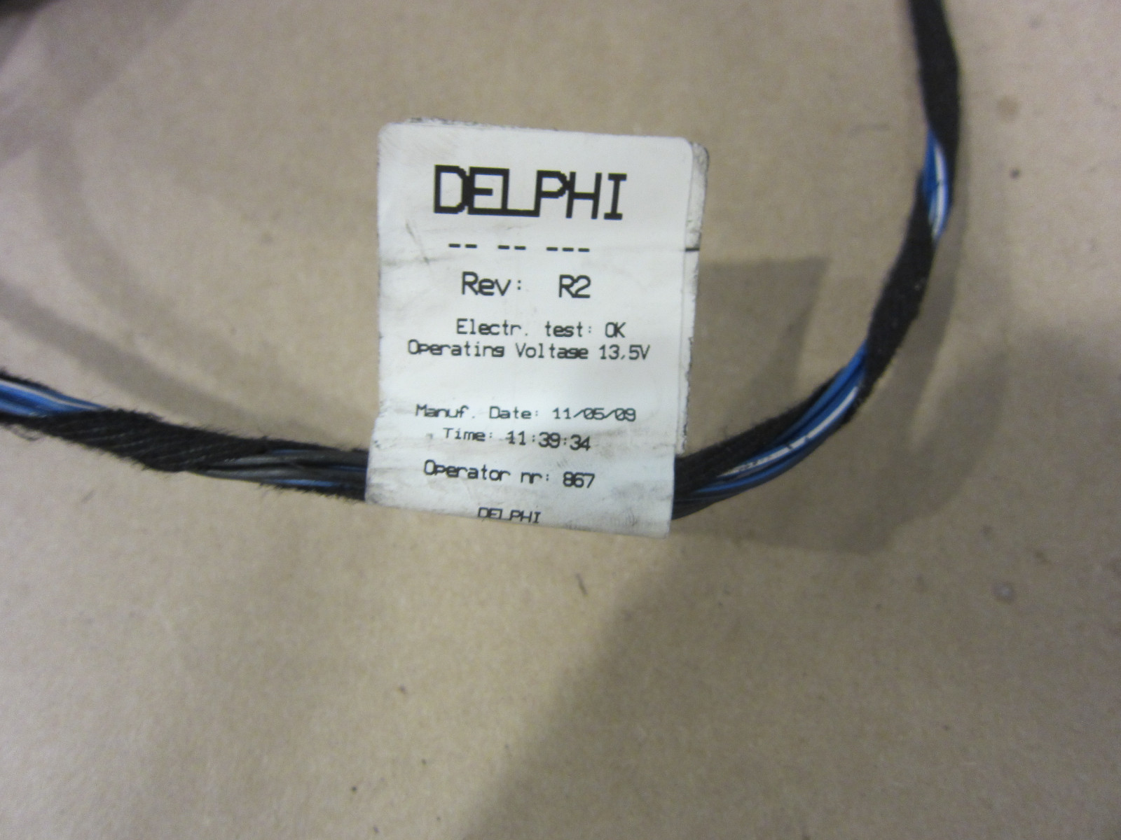 Ferrari California. AC Cable/Wire Harness. Part# 82048400