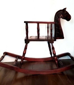 vintage rocking horse chair