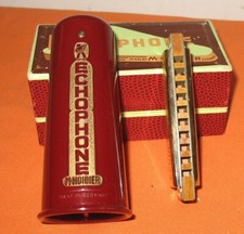 Harmonica Hohner Echophone In Key F - Slightly Used Only -