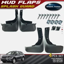 4x Splash Guard Mud Flaps Mudguard Rear & Front for Lexus RX350 RX450H 2010-2015