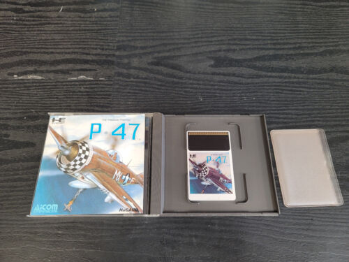 P-47: The Freedom Fighter for PC Engine HuCard Complete Near Mint JP Import