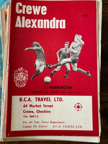 Workington HOME AWAY programmes League & Cup 1960s 1970s 1980s 1990s FREE POST - Picture 66 of 229