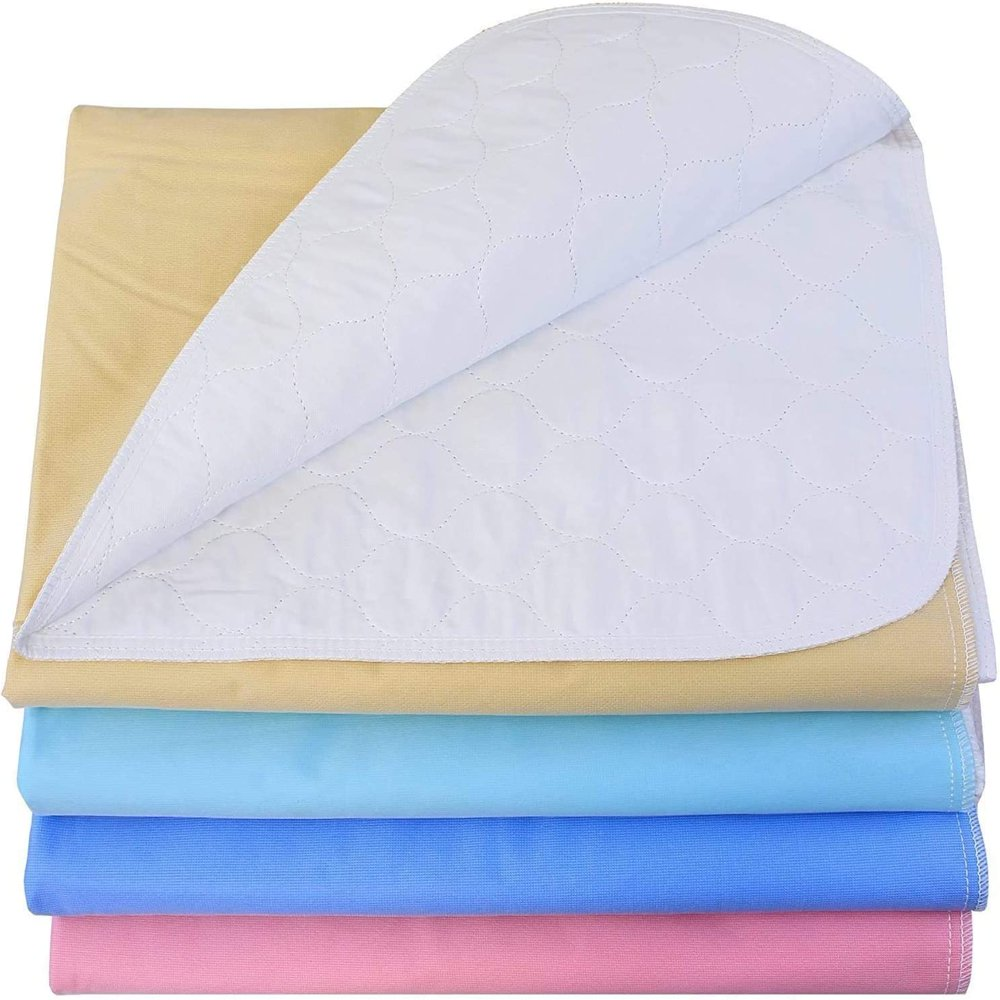 4 BED PADS REUSABLE UNDERPADS 34x36 HOSPITAL GRADE INCONTINENCE