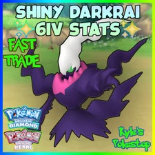 ✨ 6IV SHINY DARKRAI ✨POKEMON BRILLIANT DIAMOND & SHINING PEARL BDSP EV'D 🚀FAST