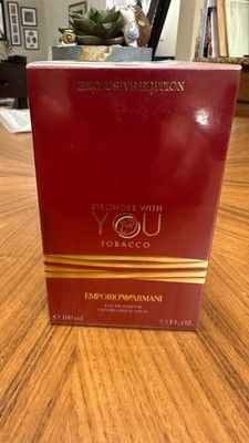 RARE - Stronger With You TOBACCO   Exclusive Edition   100 ml (3.4 oz) EDP   NEW
