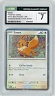 2025 Pokemon Destined Rivals Eevee #200 Blister Black Star Promo CGC 7