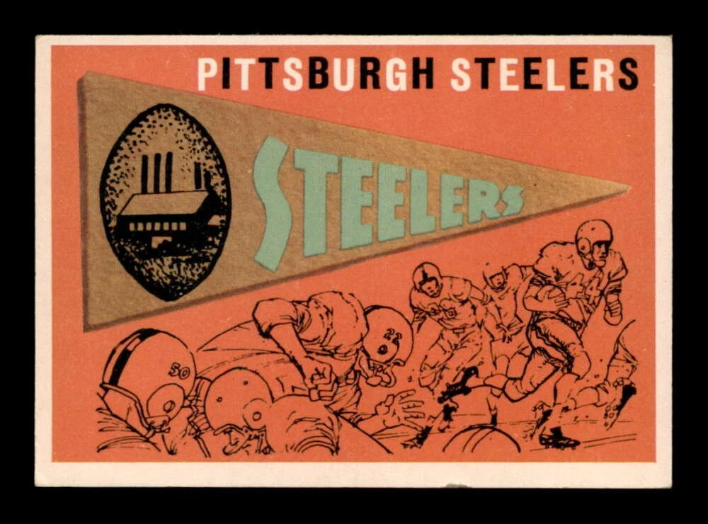 Steelers Pennant trading card