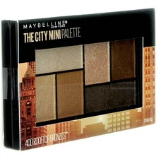 4 Pack Maybelline The City Mini Eyeshadow Palette, Rooftop Bronzes, 0.14 oz