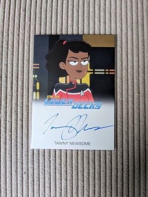 2023 Star Trek Lower Decks Full Bleed Autograph Card Tawny Newsome LAST PRICE