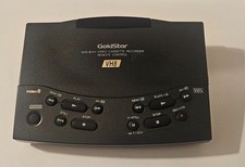 GoldStar VH8 VHS-8mm video cassette recorder remote control.