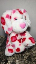 Build A Bear Hearts Fur You Puppy Dog Retired Valentine's Plush 13"