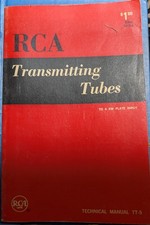RCA TRANSMITTING TUBES TECHNICAL MANUAL TT-5 1962 Paperback