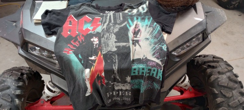 AC DC PPER UR 2000-2001 Cotton Blend Concert T Shirt XL