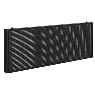 Custom LED Display Panel 40x14in, Scrolling Text, Time, Date, GIF Support