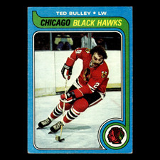 Ted Bulley #128 1979 Topps Chicago Blackhawks Hockey Card NHL EX