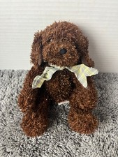 Brown Puppy Dog Plush Stuffed Animal 8"
